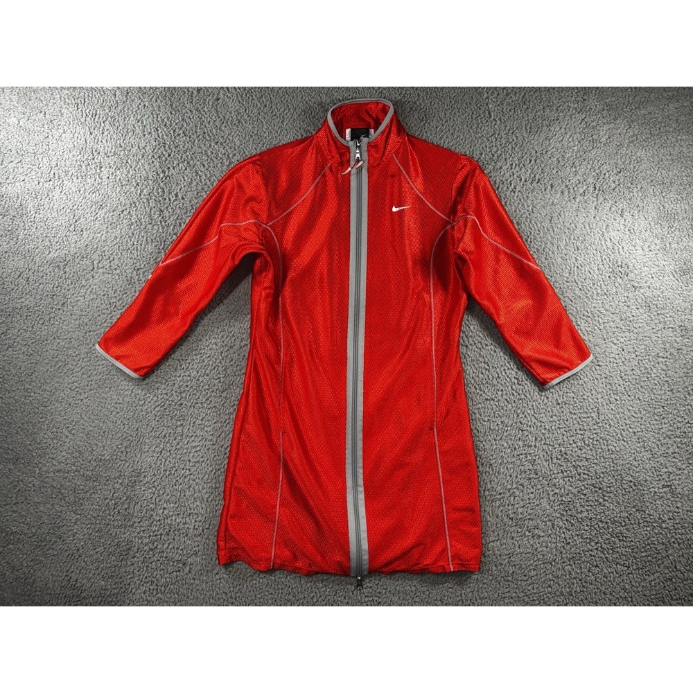 Nike Jacket Women Small Full Zip 3/4 Sleeve Sphere Dry Long Length Active Sporty